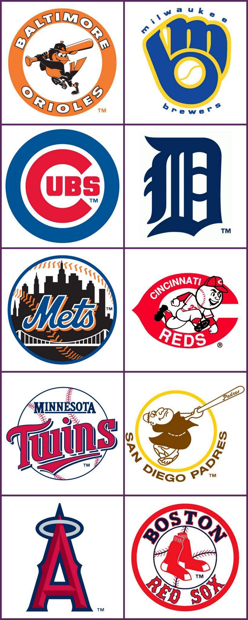 E Baseball Logo - April Top 10 - Major League Baseball Logos | A. Bright Idea