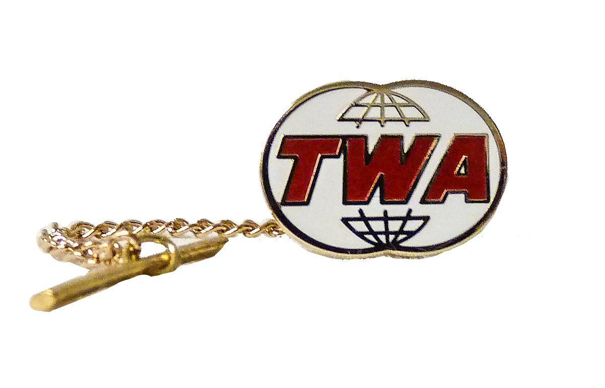 Bronze Globe Logo - TWA Globe Logo Tie Bar and Tie Pin – Airline Employee Shop