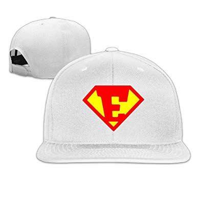 E Baseball Logo - Custom Unisex-Adult Diamond Cartoon Letter E Logo Adjustable ...