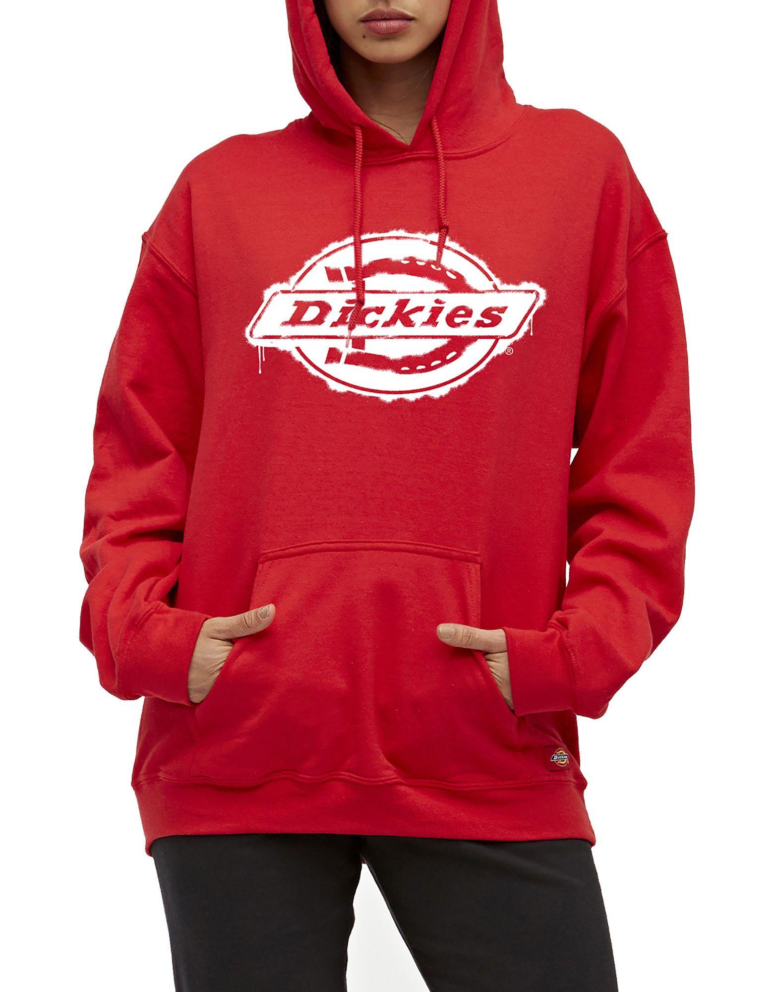 Red Dickies Logo - Dickies Girl Juniors' Spray Logo Hoodie - Dickies US