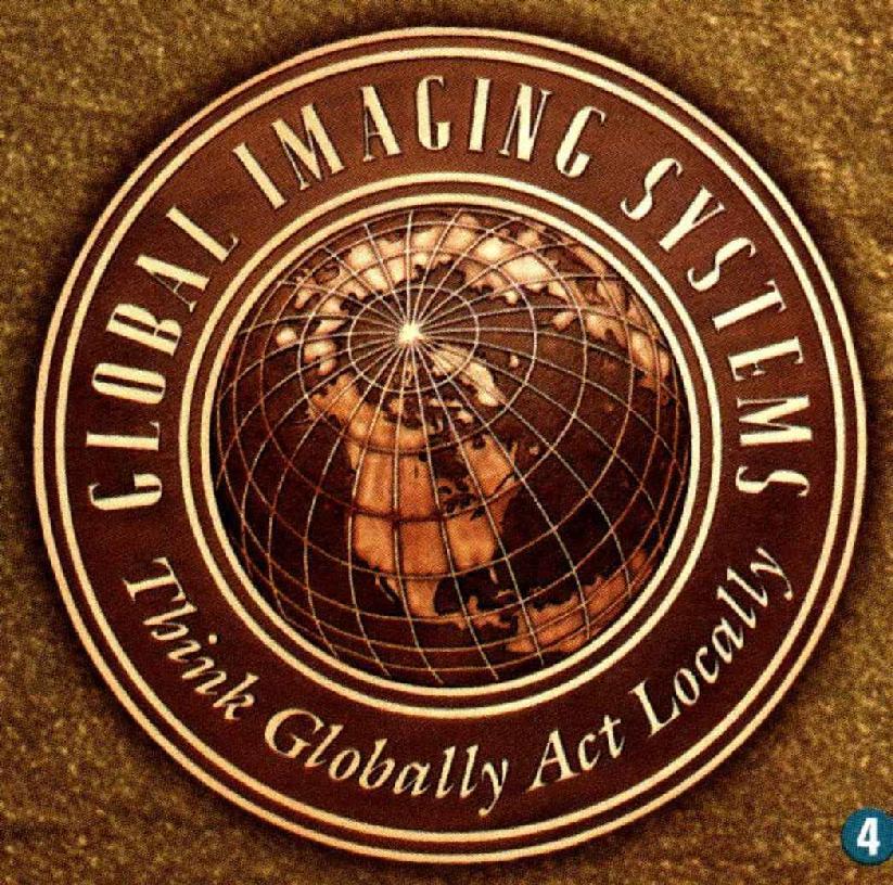 Bronze Globe Logo - Promotional Products and Awards for Businesses & Organizations