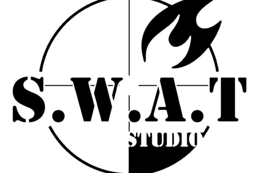 Black and White Swat Logo - SWAT logo black.tif