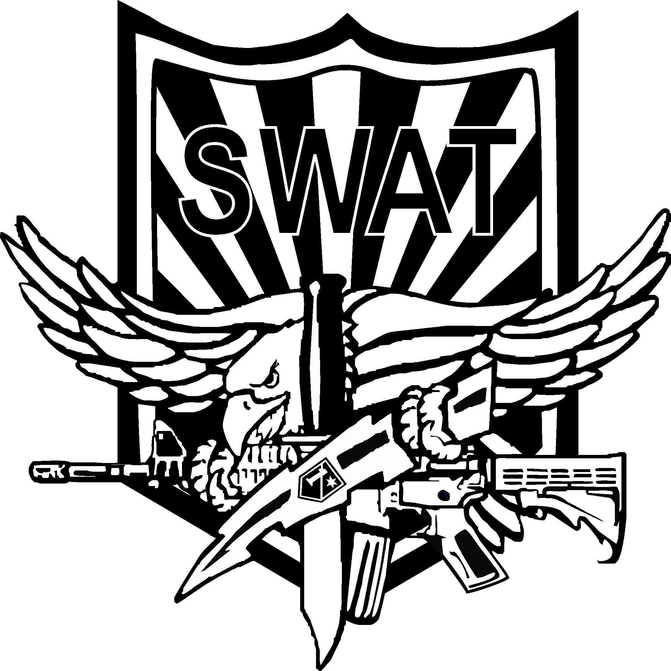 Black and White Swat Logo - EPPD SWAT Eagle. SWAT. Swat, Law enforcement, Police