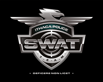 Black and White Swat Logo - Ithaca Police SWAT Team