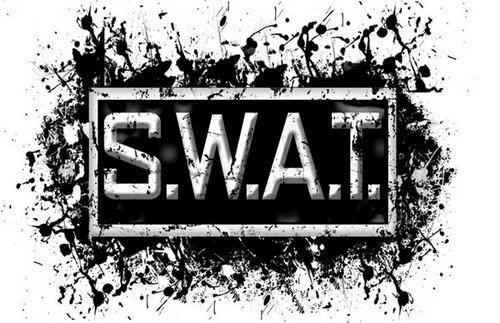 Black and White Swat Logo - About