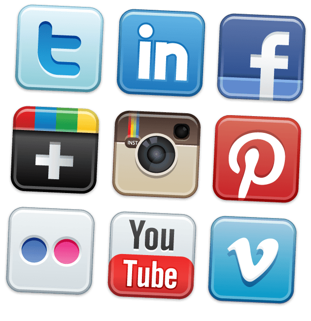 Social Website Logo - Social Media Up Logo Png Image