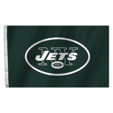 NY Jets Logo - N. Y. JETS Logo 3X5 Flag - Walmart.com