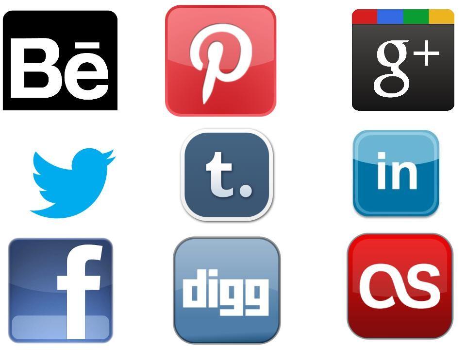 Social Website Logo - In social network Logos
