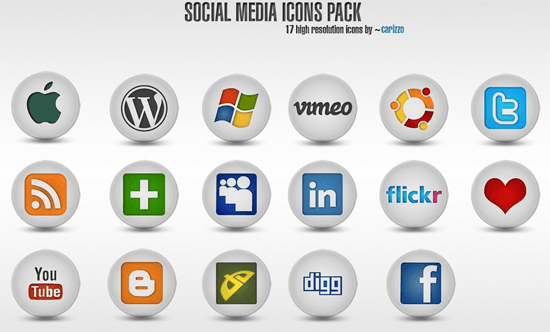 Social Website Logo - 50 Free Social Media Icon Sets | The JotForm Blog
