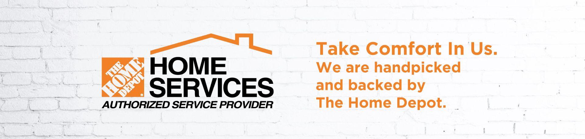 Home Depot Home Services Logo - HOME