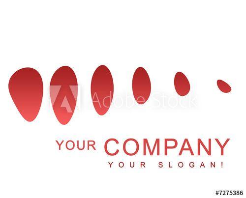 Red Oval Company Logo - Company Logo - Buy this stock illustration and explore similar ...