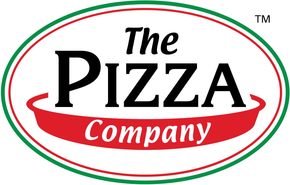 Red Oval Company Logo - The Pizza Company