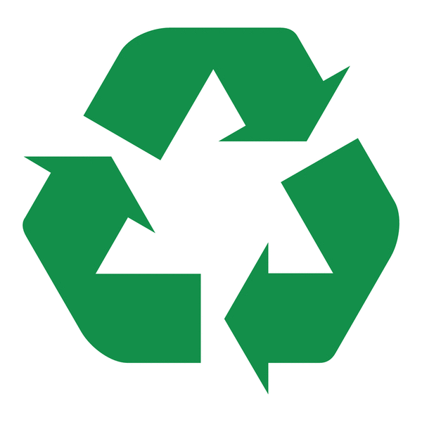 Recycling Logo - Recycling Logo - Vinyl Recycling Labels | Seton UK