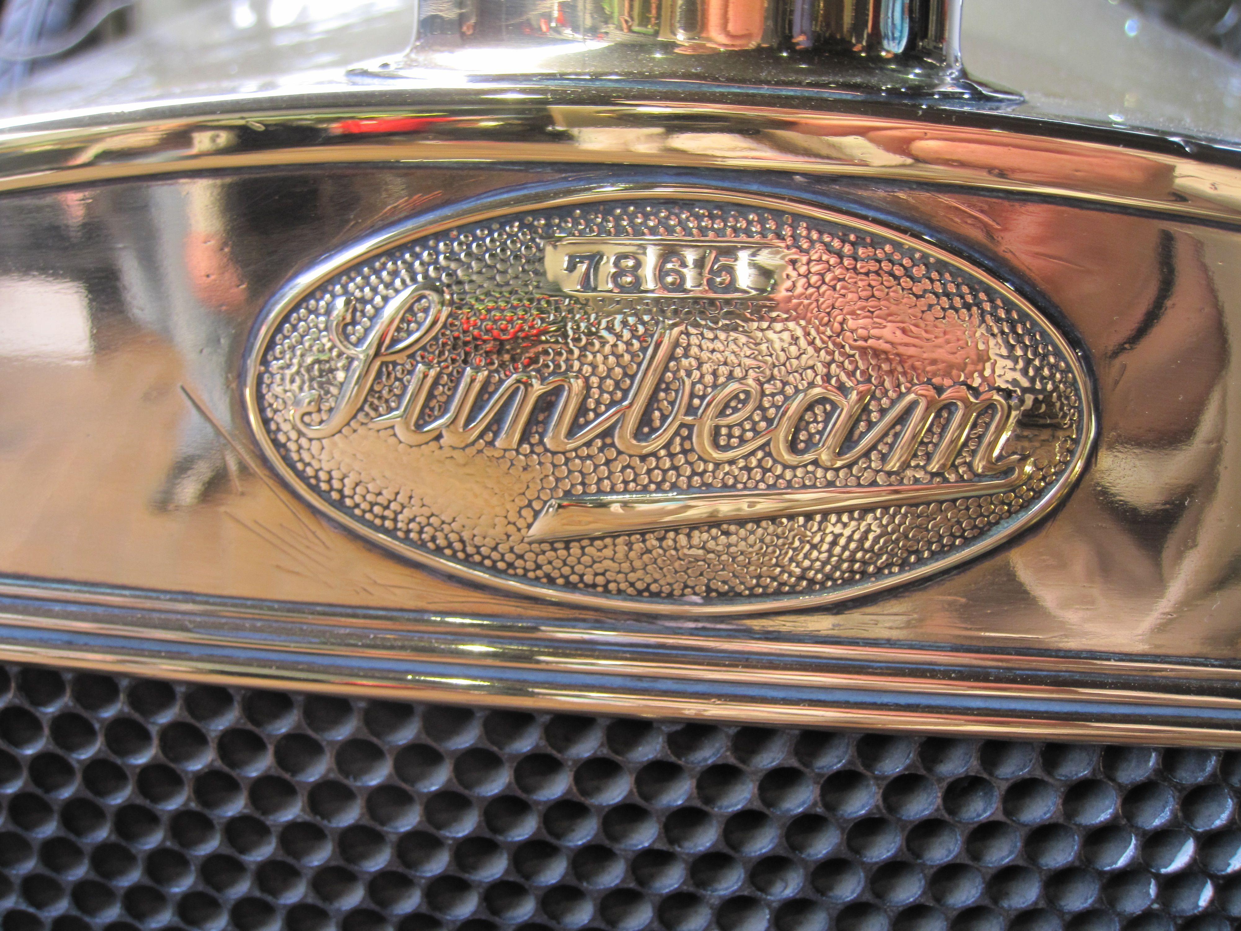 Antique All American Car Company Logo - Sunbeam Motor Car Company