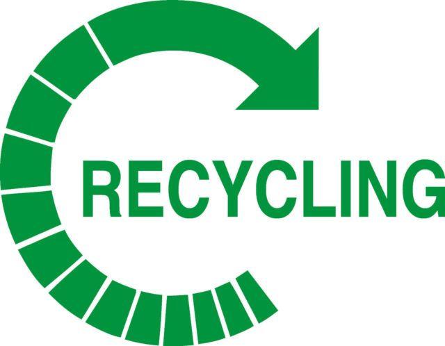 Recycling Logo - 2x Recycle Recycling Logo Self Adhesive Vinyl Stickers Postage