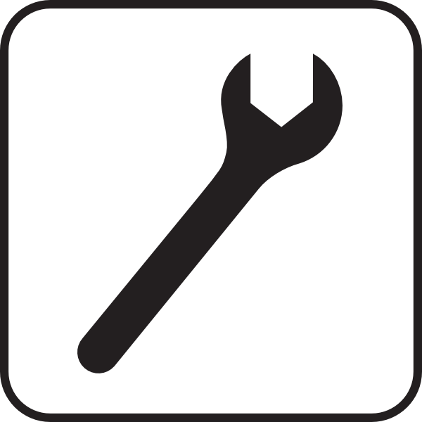 Mechanic Tools Logo - Mechanic White Clip Art at Clker.com - vector clip art online ...