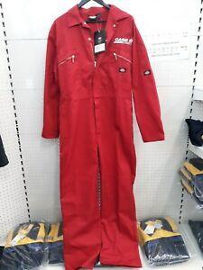 Red Dickies Logo - DICKIES CASE IH OVERALLS NEW OVERALLS ADULTS RED / BLACK (FF) | eBay