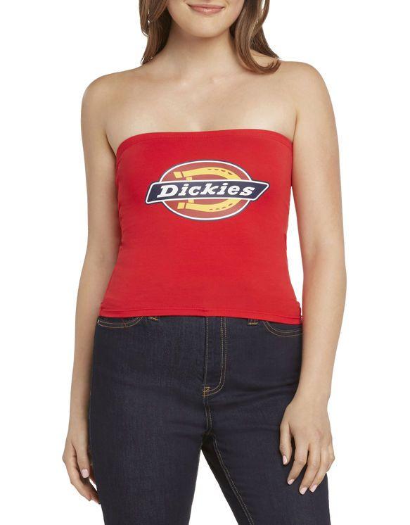 Red Dickies Logo - Dickies Girl Juniors' Icon Logo Tube Top | Juniors | Dickies