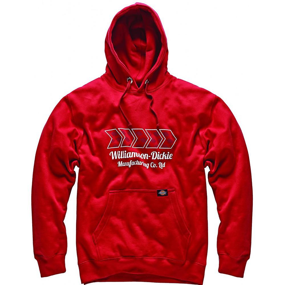 Red Dickies Logo - Dickies Mens Arkley Logo Hoodie Hooded Sweatshirt Red SH11600 | Fruugo