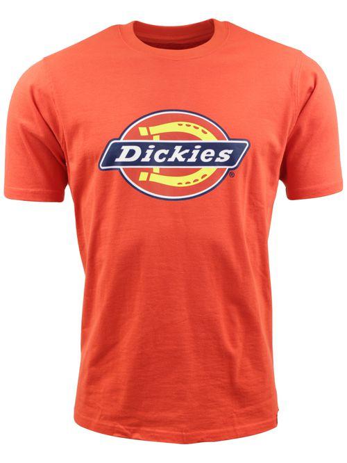 Red Dickies Logo - Buy Dickies 'Horseshoe' T-shirt - Fiery Red