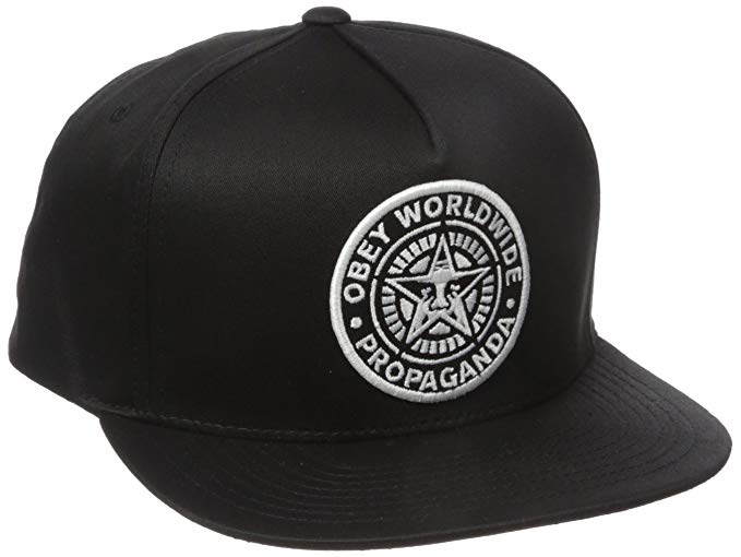 Black Obey Logo - Obey Men's Classic Patch Snapback Hat