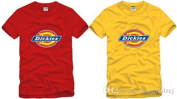 Red Dickies Logo - 2019 Children'S T Shirt Dickies T Shirt Men Short Sleeves T Shirt ...