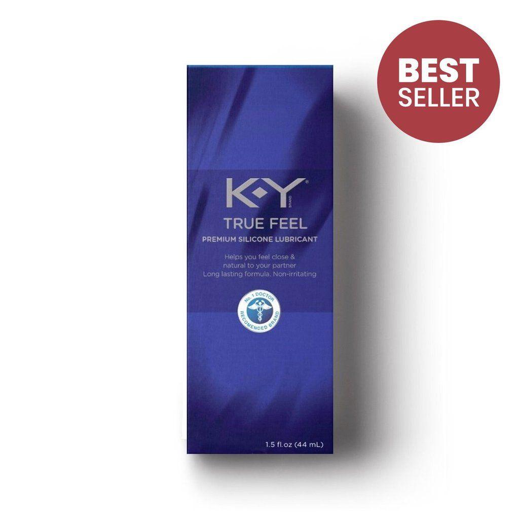 KY Lubricant Logo - K Y True Feel Premium Silicone Based Lube. K Y™