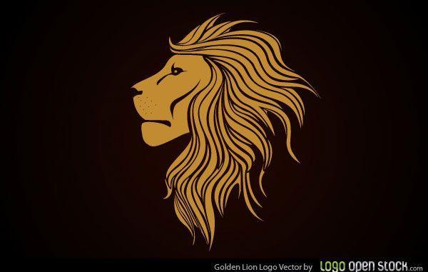 Black and Gold Lion Logo - Golden Lion Logo Vector Free | Free Vectors | Lion logo, Lion, Logos