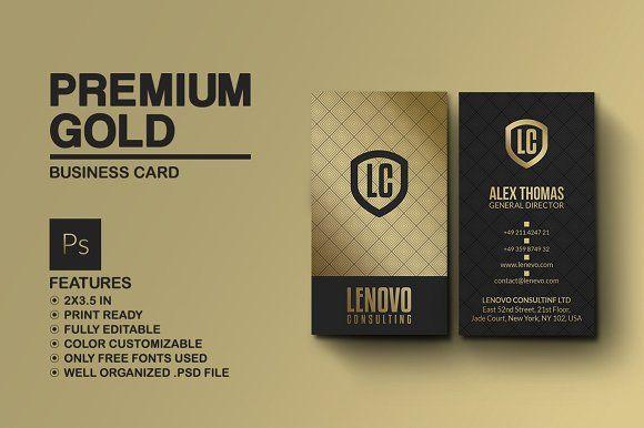 Gold and Black Business Logo - Premium Gold And Black Business Card ~ Business Card Templates ...