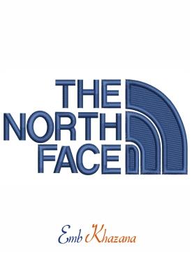 North Face Logo - The North face logo Embroidery design