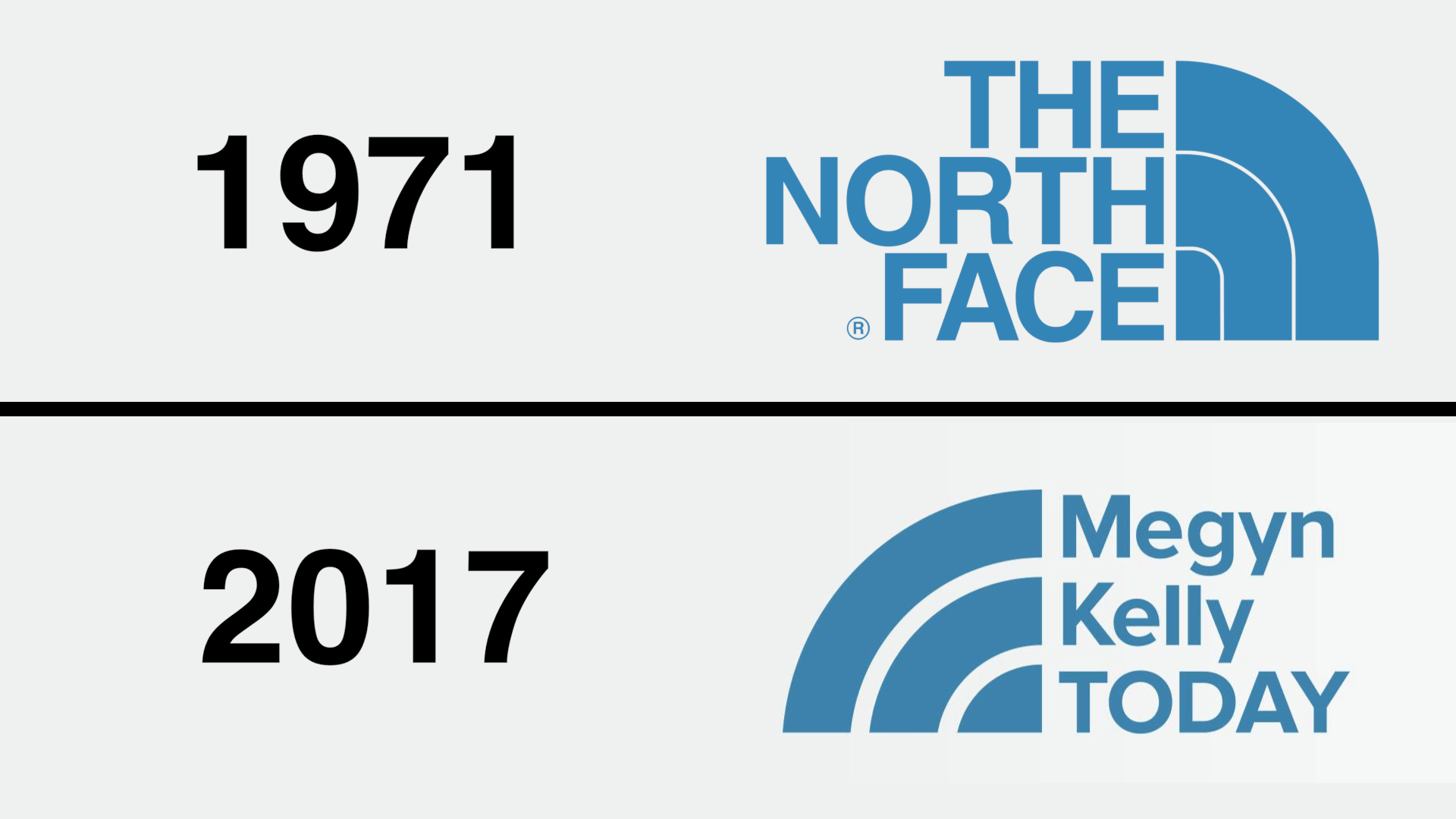 North Face Logo - Hmmm, Megyn Kelly's new show logo sure looks familiar. : logodesign