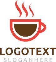 Red Coffee Shop Logo - Coffee Shop Logo Vector (.AI) Free Download