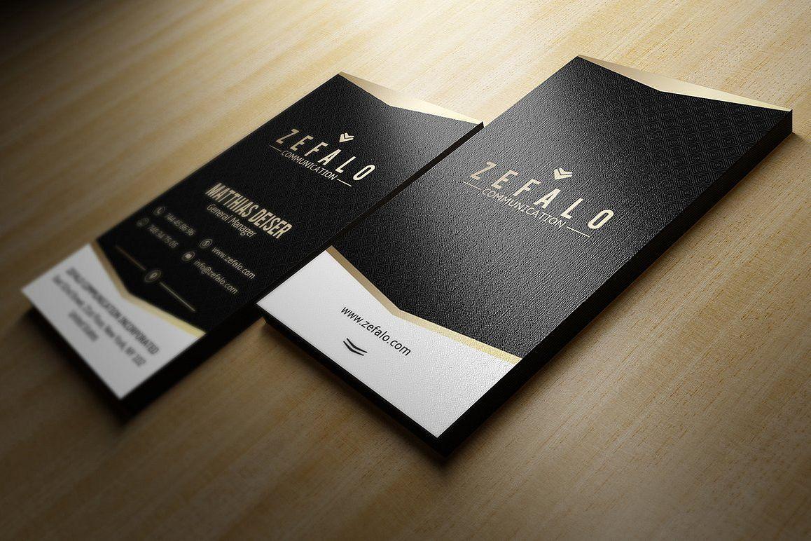 EXPLORE black business card templates