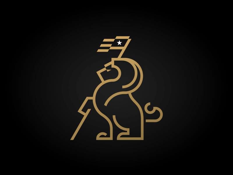 Black and Gold Lion Logo - Unused Lion Concept by Jase Bloor ⚡ | Dribbble | Dribbble