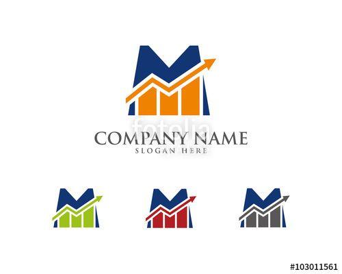 M Financial Logo - Abstract M Accounting & Financial Logo 1