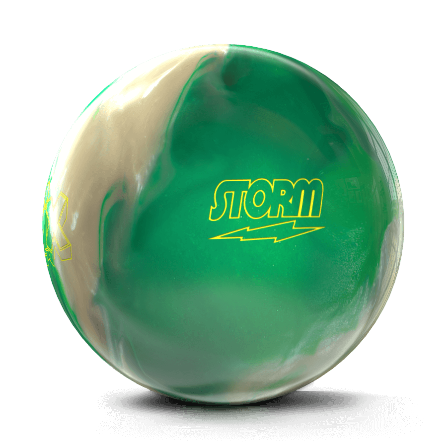 White with Green Ball Logo - Mix