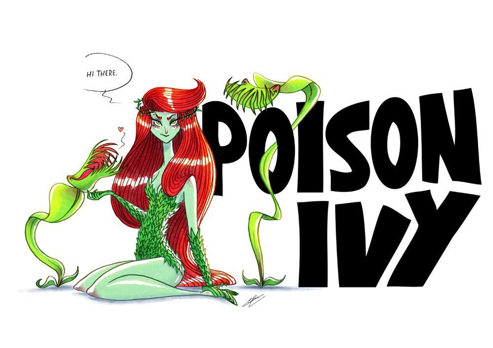 Poison Ivy Logo - Gotham City Sirens Art with Harely Quinn, Catwoman, and Poison Ivy