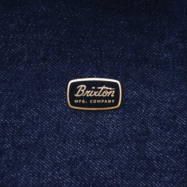 Brixton Logo - Brixton Logo Pin - Black – TOWN MOTO