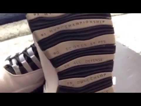 10 Fake vs Real Jordan's Logo - Retro 10 real v.s fake - YouTube