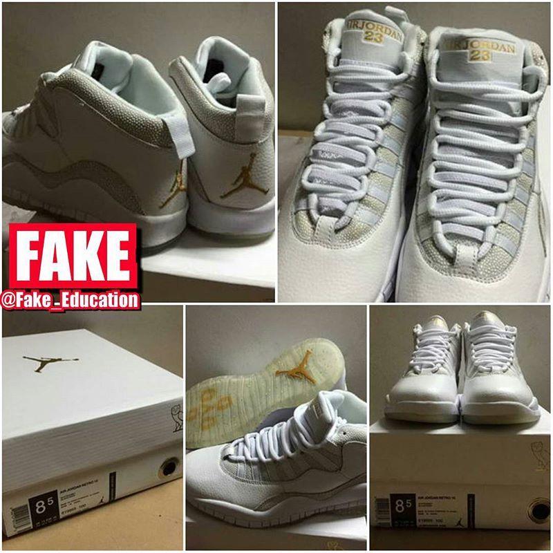 10 Fake vs Real Jordan's Logo - This Video Shows You How To Tell If Your 'OVO' Air Jordan 10s Are