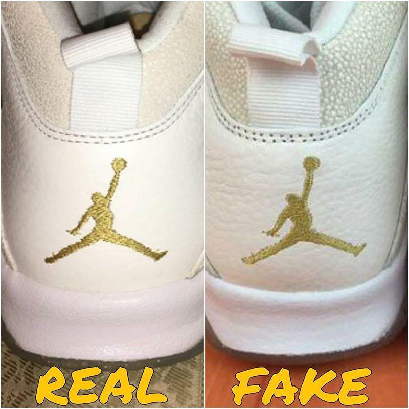 10 Fake vs Real Jordan's Logo - This Video Shows You How To Tell If Your 'OVO' Air Jordan 10s Are