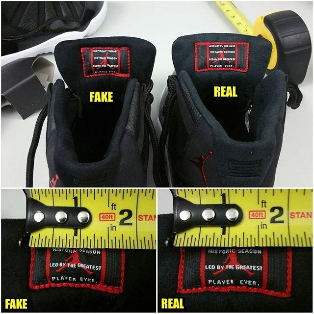 10 Fake vs Real Jordan's Logo - Are My Kicks Legit Jordan XI 72 10