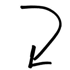 Black and White Curved Arrow Logo - Curved Arrow Clipart Kid. arrows. Curved arrow