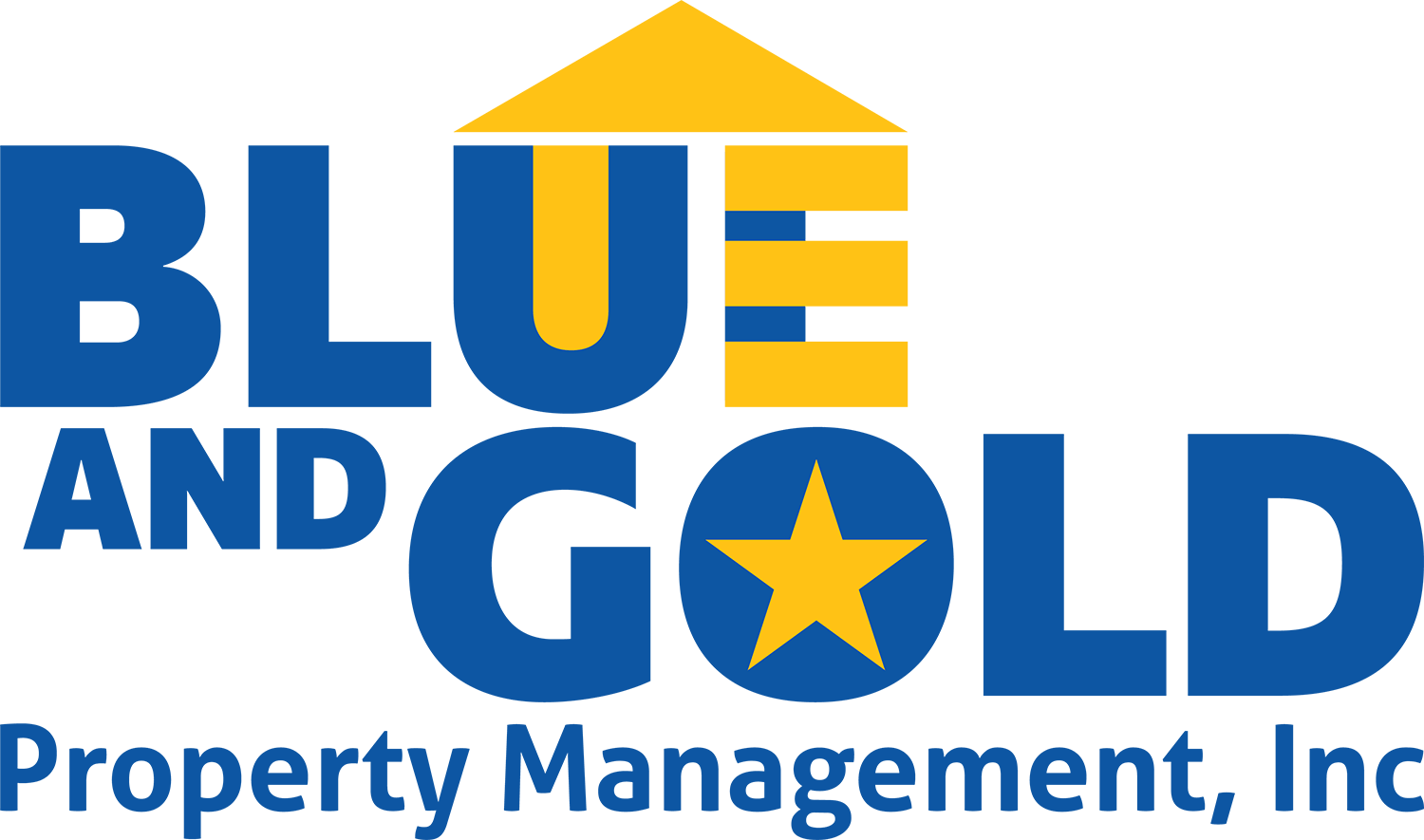 Blue and Gold Logo - Serious, Modern, Real Estate Logo Design for Blue and Gold Property ...