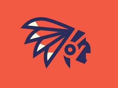Indian Feather Logo - Indian Logo by Adam Anderson | Dribbble | Dribbble
