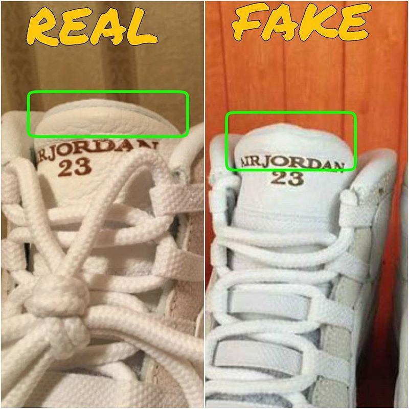 10 Fake vs Real Jordan's Logo - This Video Shows You How To Tell If Your 'OVO' Air Jordan 10s Are ...