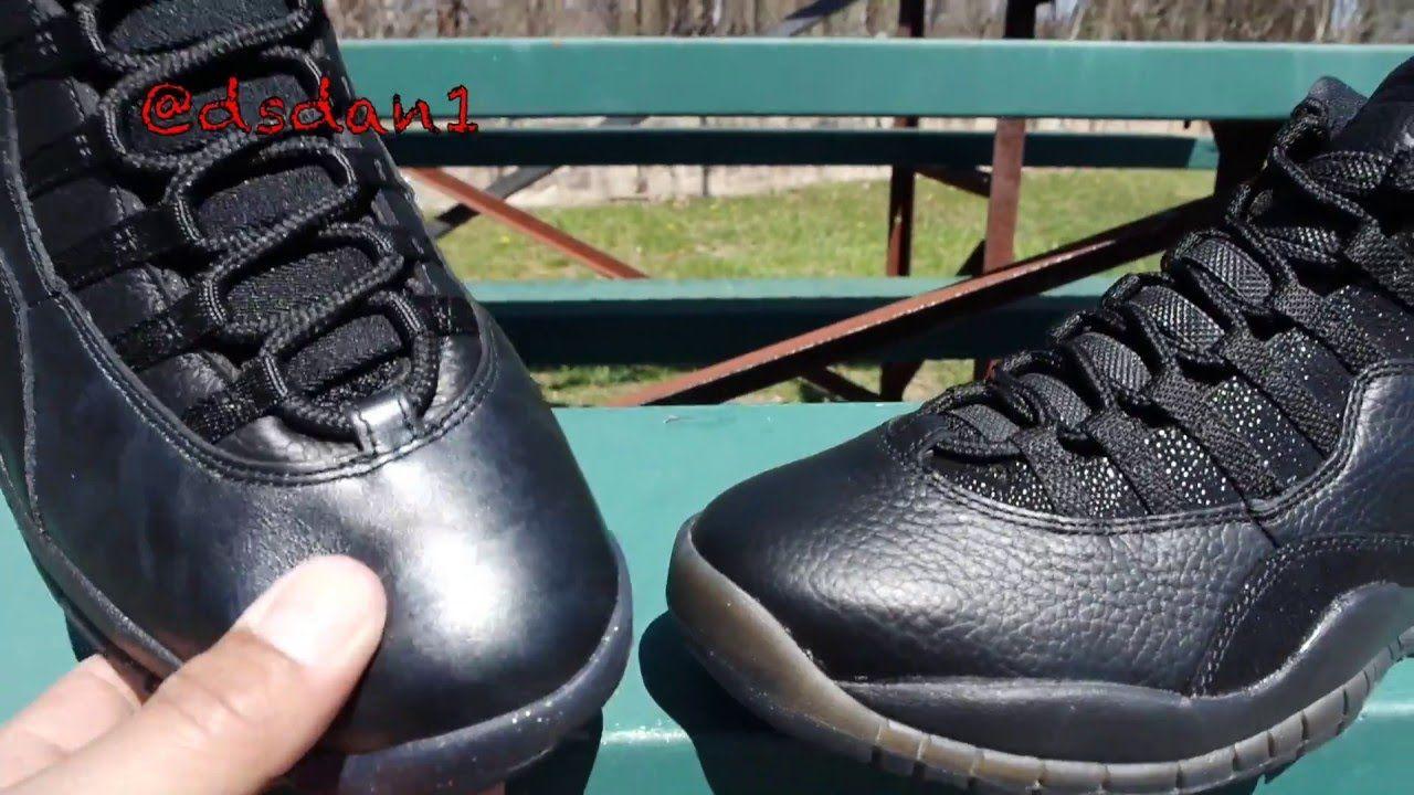 10 Fake vs Real Jordan's Logo - AIR JORDAN 10 N.Y.C VS AIR JORDAN 10 OVO COMPARISON + ON FEET