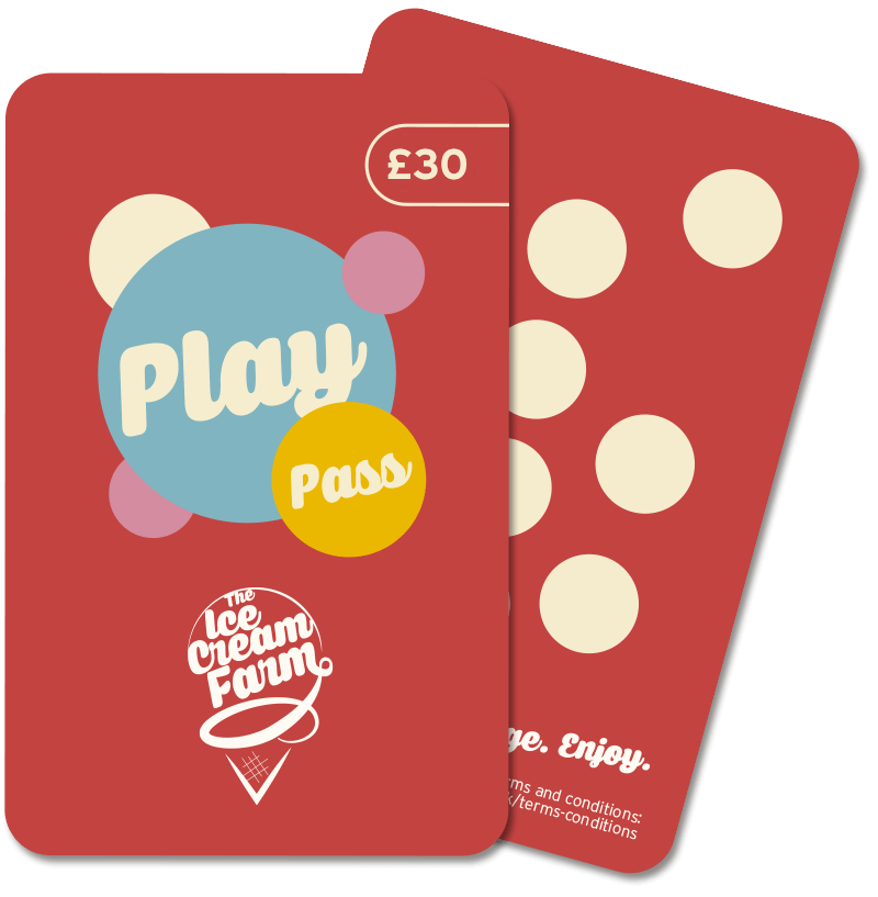 Red and Cream Logo - Buy a Red Play Pass for Just £30! | The Ice Cream Farm