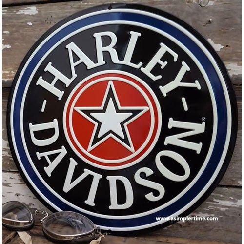 Star Gas Logo - Harley-Davidson Star Gas Cap Sign | A Simpler Time