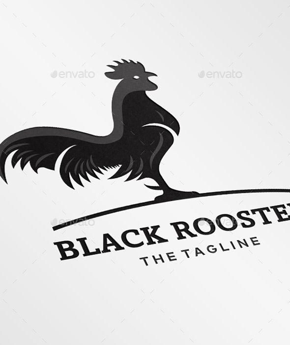 Black Rooster Logo - Black Rooster Logo by pixellord | GraphicRiver | logo galo ...